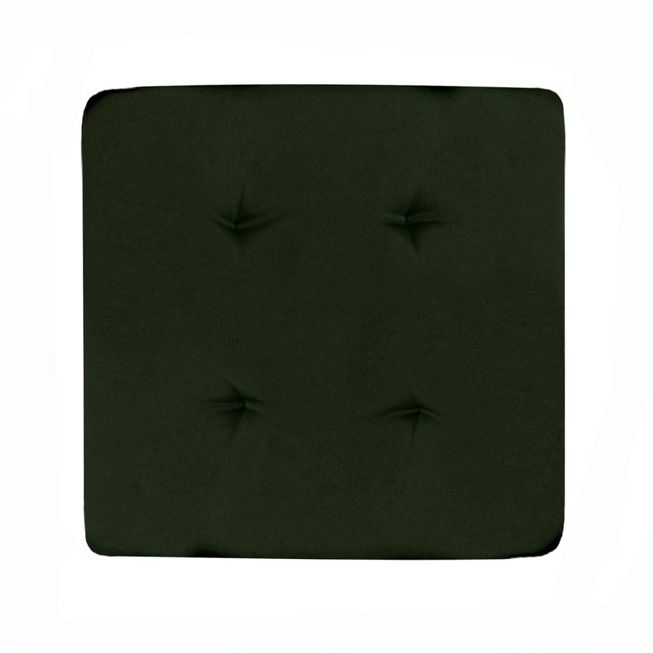 Подушка для стула/кресла/табурета 40х40х3 см Темный хаки (2426720591)