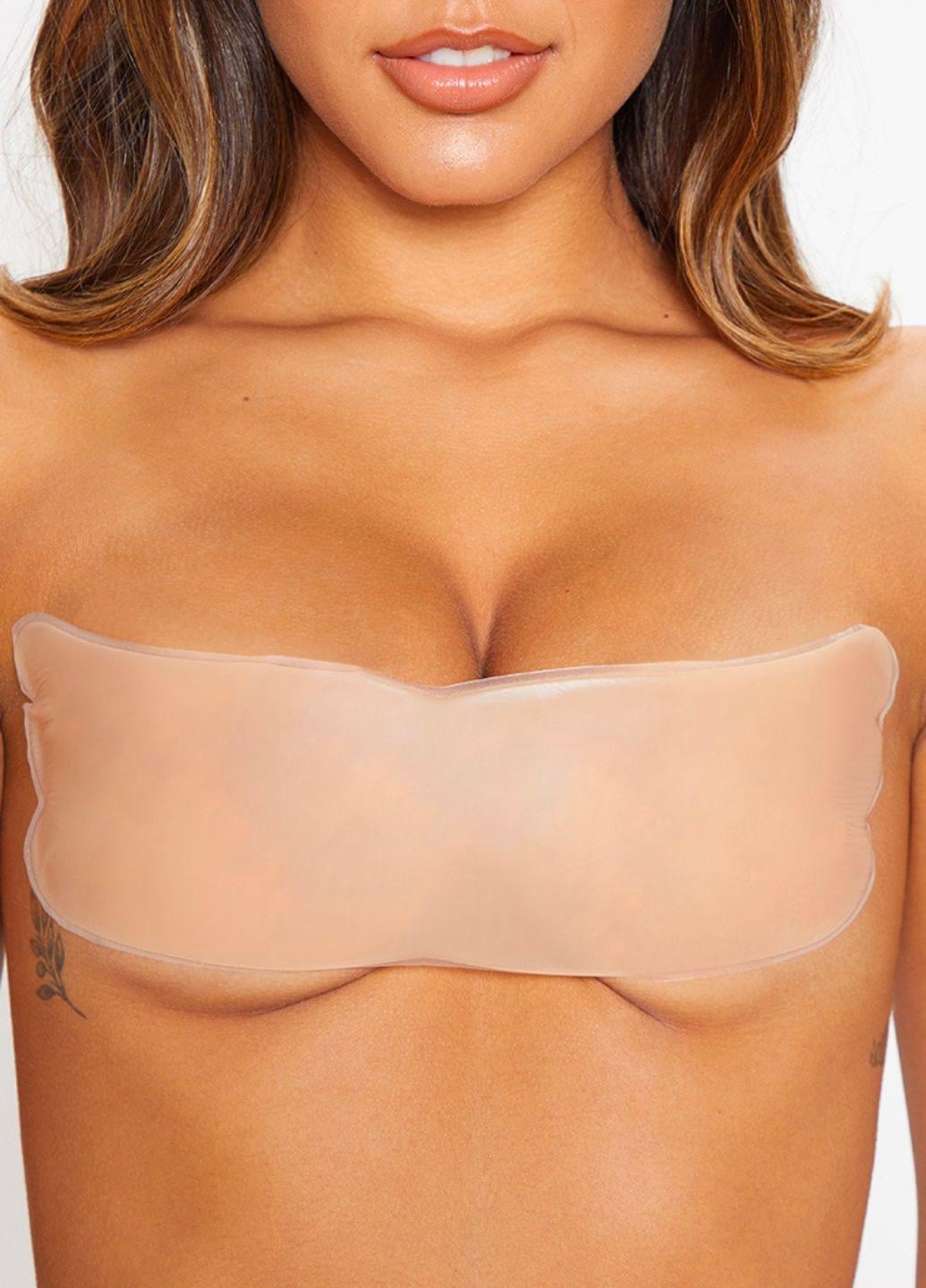 Бюстгальтер-невидимка Stick On Invisible Cleavage Fly Bra 11125 One Size A-C Бежевый