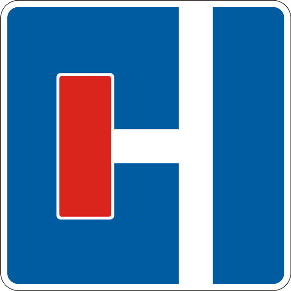 Дорожный знак квадратный Фабрика знаков 5.29.2 600 мм (503027-01)