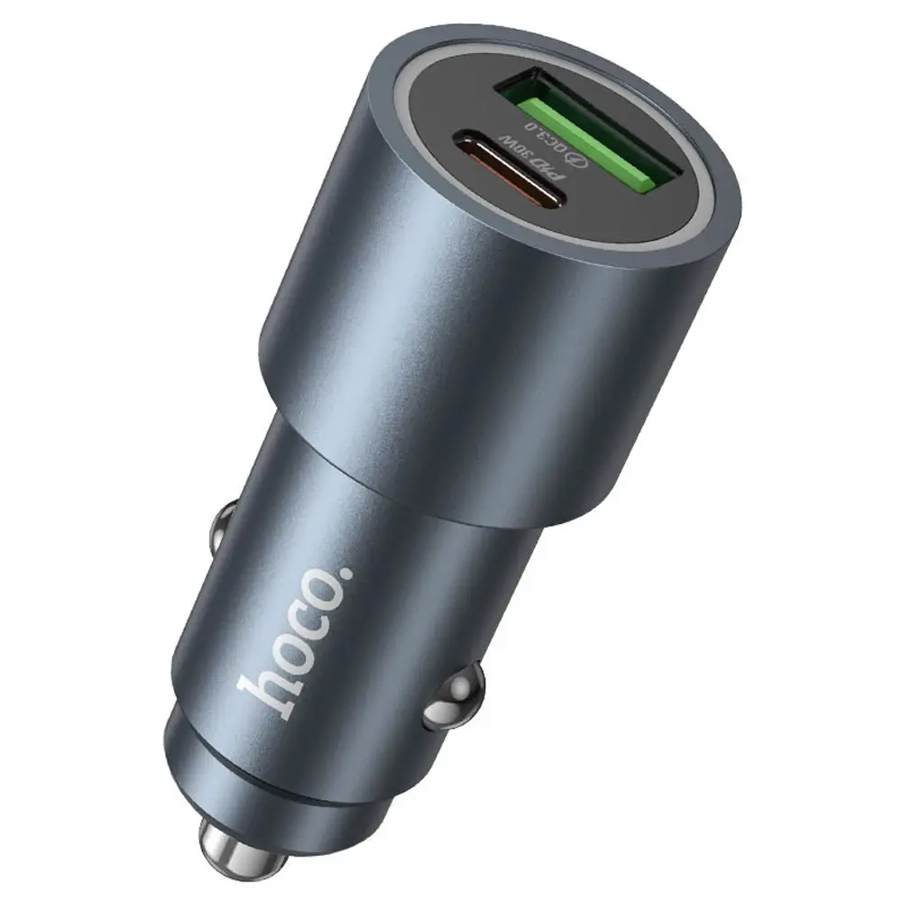 Зарядное устройство автомобильное Hoco Z60 с быстрой зарядкой PD30W/QC3.0 48W Зарядное устройство автомобильное Hoco Z60 с быстрой зарядкой PD30W/QC3.0 48W