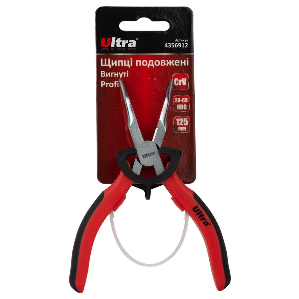 Довгогубці вигнуті Ultra 4356912 VDE 1000В CrV 125 мм Червоний (3-9-4356912) - фото 3