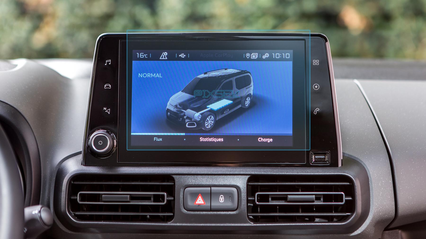 Скло захисне Pixsel гібридне глянець на монітор Citroen BERLINGO 9,4“ 2018