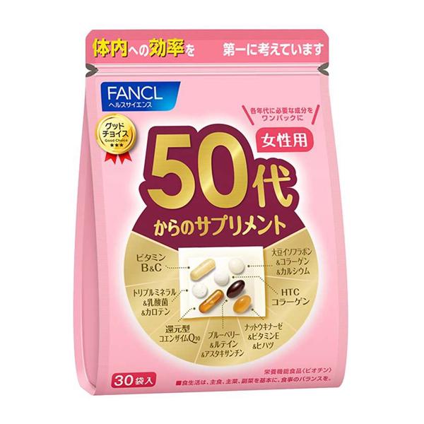 Витаминно-минеральный комплекс для женщин Fancl 50s Supplement for Women 30 packs (000024266)