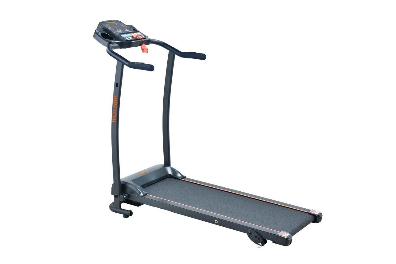 Бігова доріжка електрична WCG H101 1 кВт 12 програм складана з USB AUX дисплеєм (H101)