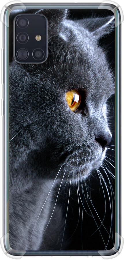Чехол на Samsung Galaxy A51 2020 A515F Красивый кот (3038sp-1827-42517)