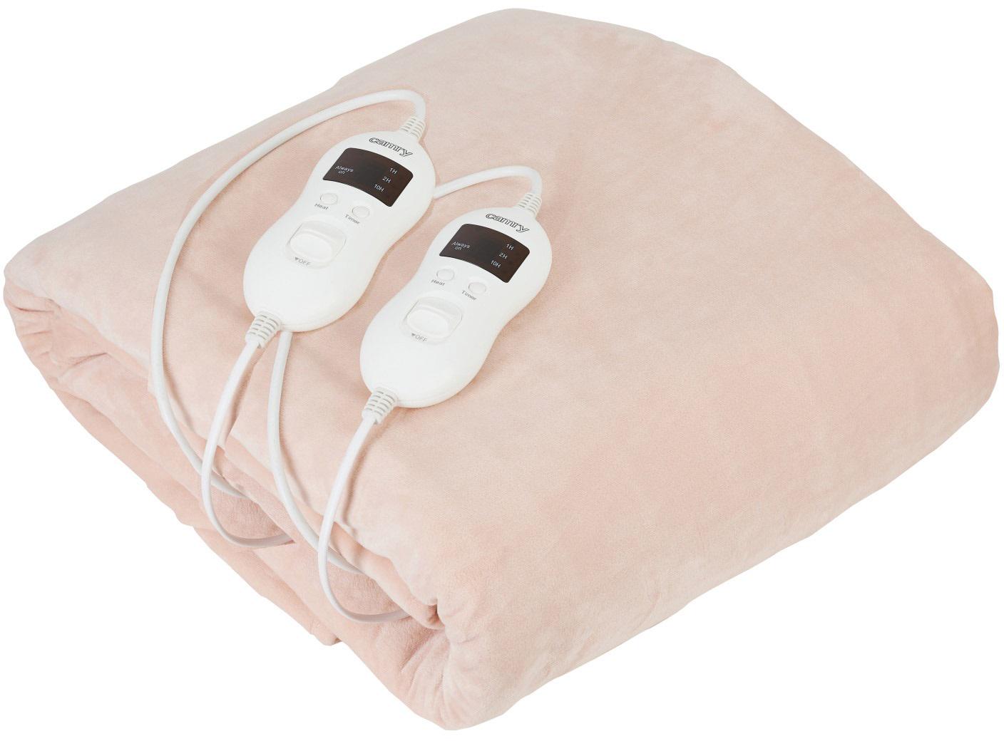 Электропростынь Camry CR 7424 с таймером двуспальная 2х60W 8 уровней нагрева автовыключения 150x160 см Beige (CR7424) Электропростынь Camry CR 7424 с таймером двуспальная 2х60W 8 уровней нагрева автовыключения 150x160 см Beige (CR7424)