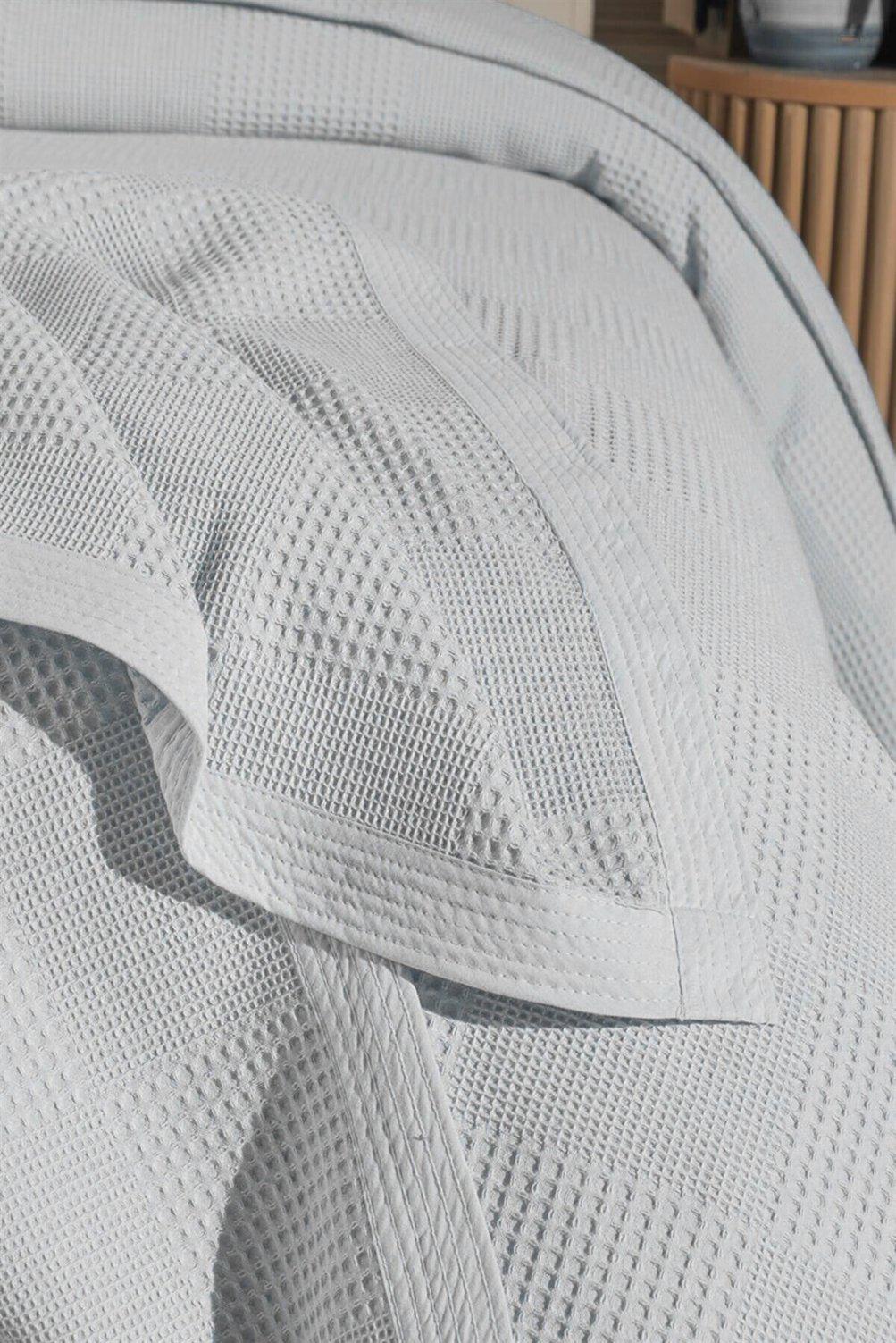 Покрывало-пике Bysungur из хлопка 170х240 см Белый (29014616) - фото 2 Покрывало-пике Bysungur из хлопка 170х240 см Белый (29014616) - фото 2