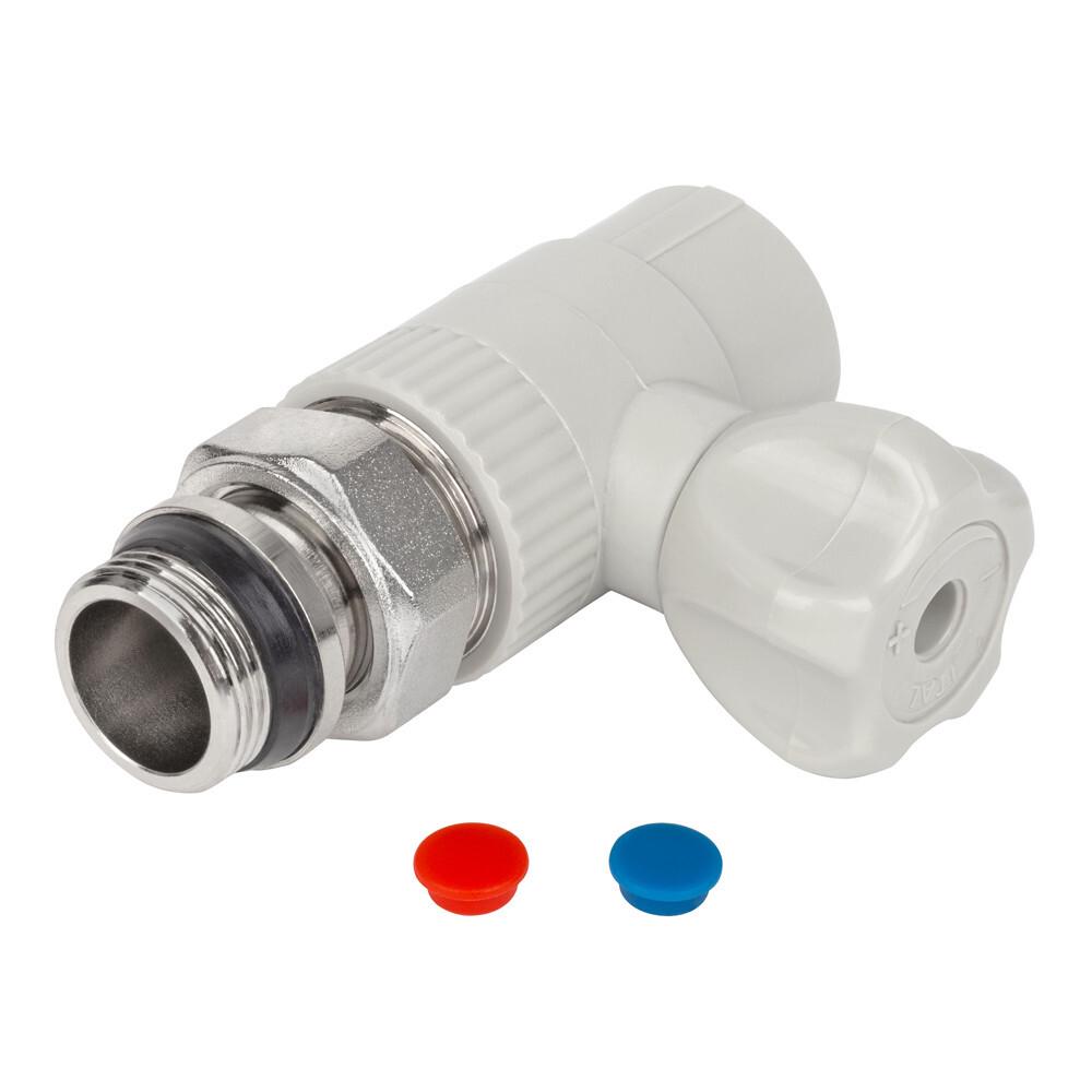 Кран радиаторный прямой ITAL SQ-1036203 PPR 25х3/4" с американкой - фото 3