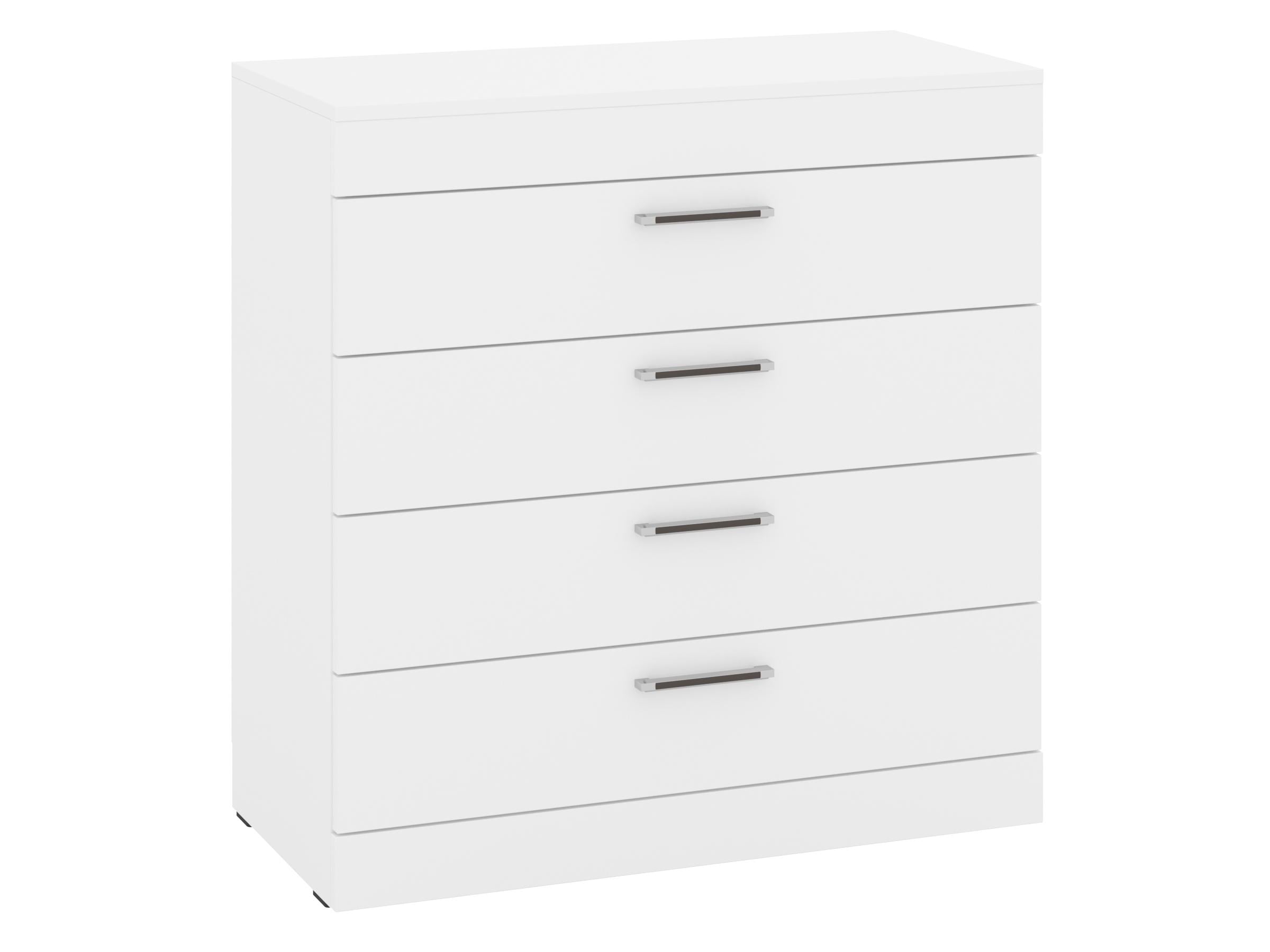 Комод з шухлядами PEHOTIN Моніка К-4 ДСП 80х37,6х79,5 см Білий (PN-100537)