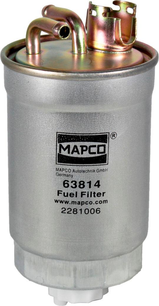 Фильтр топливный MAPCO VW Sharan с 95-10 г.в. 1.9TDI/2,0TDI 63814