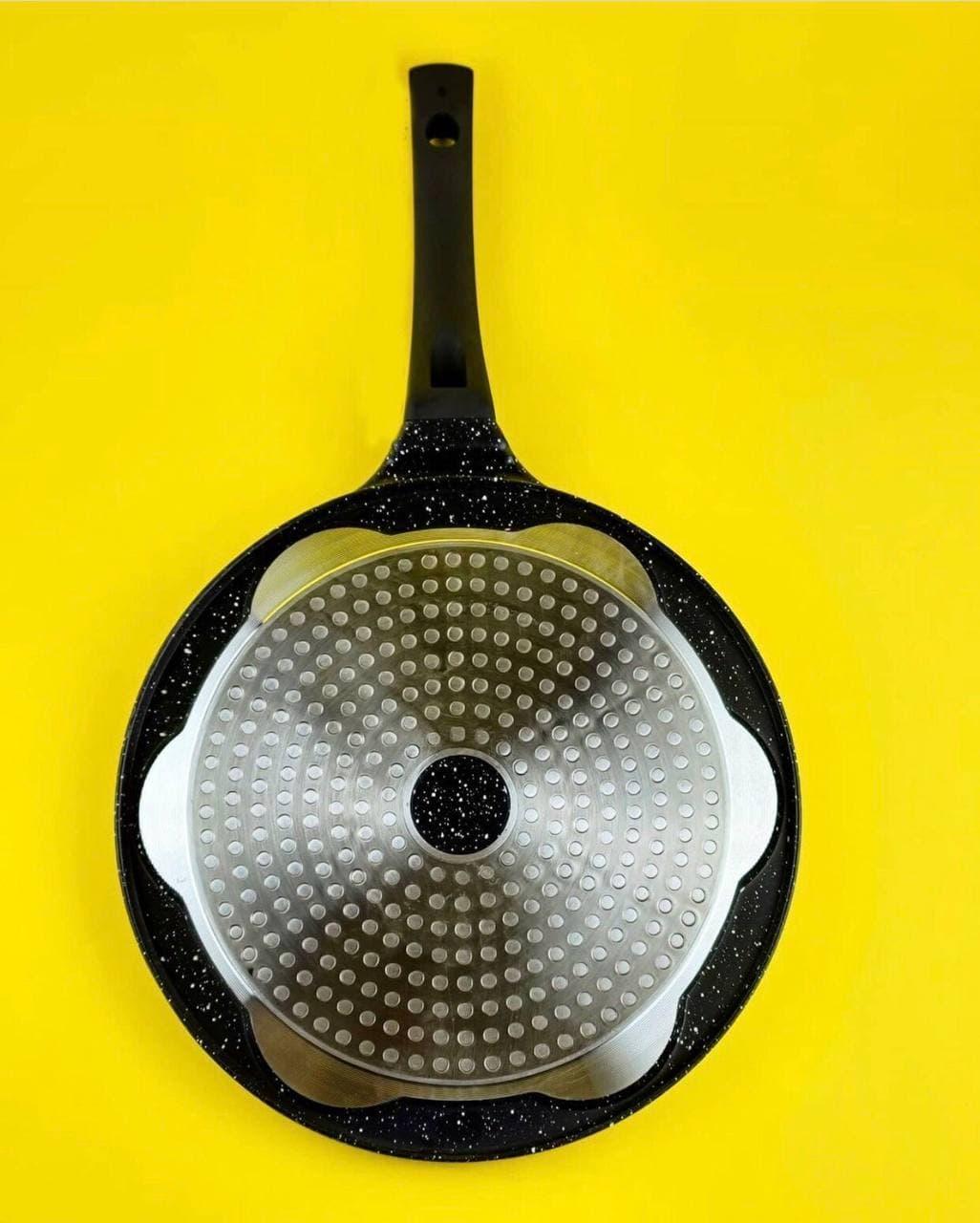 Сковорідка для млинців Edenberg з антипригарним мармуровим покриттям 27 см (EB-7511) - фото 6 Сковорідка для млинців Edenberg з антипригарним мармуровим покриттям 27 см (EB-7511) - фото 6