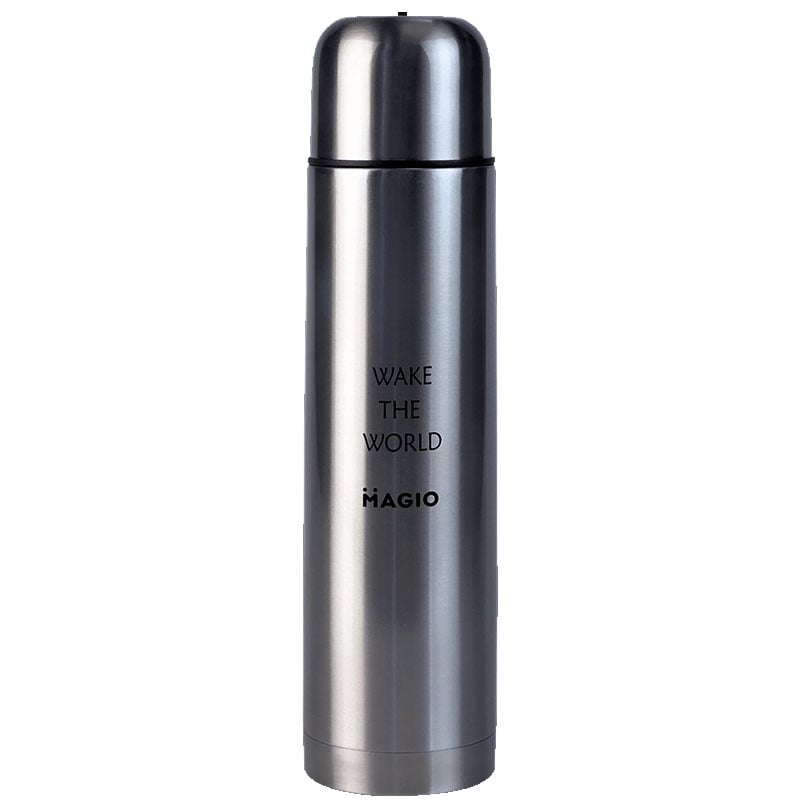 Термос Magio MG-1033S нержавеющая сталь 1000 мл Серебристый (23252082)