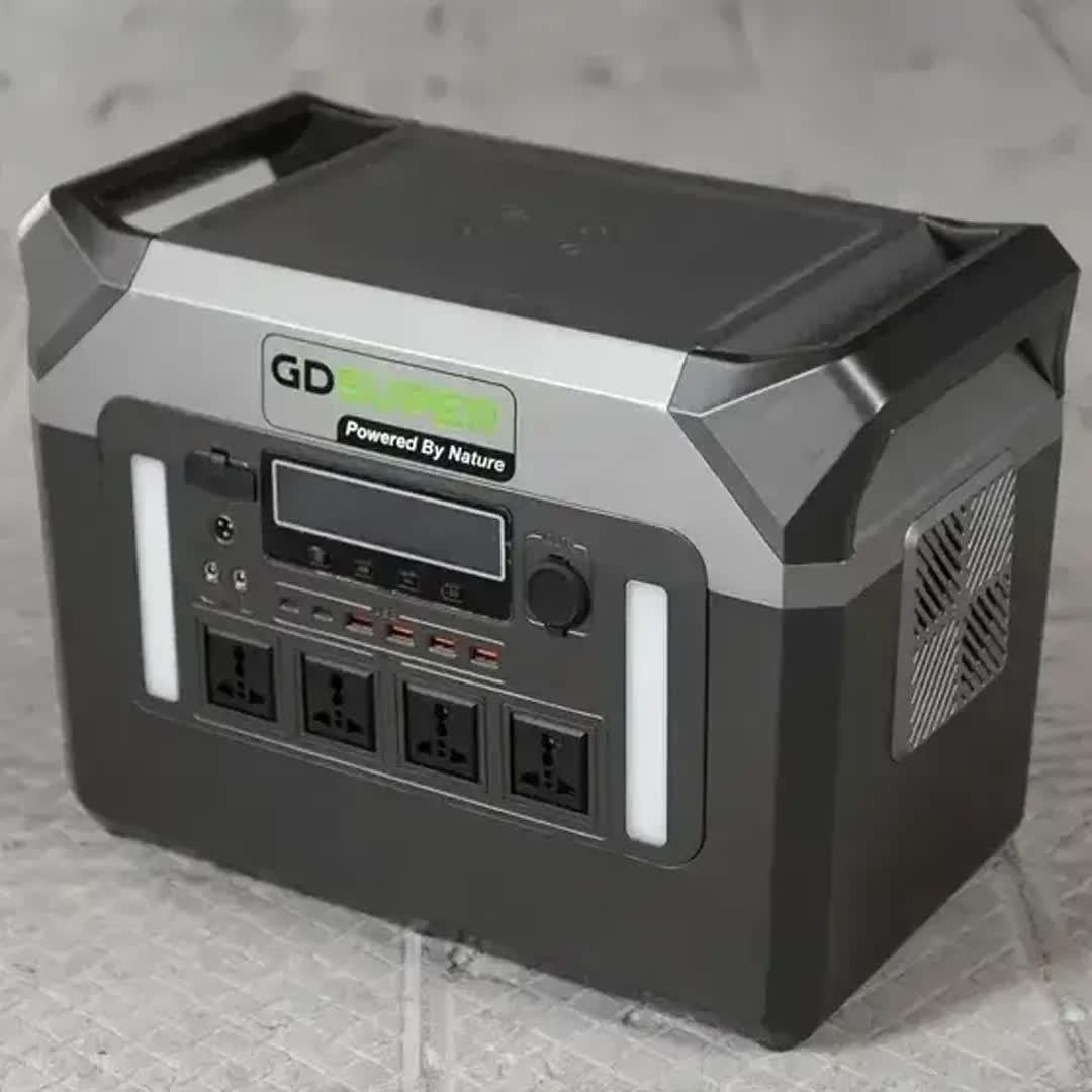 Зарядная станция портативная GD Super GD-HL-3000W-24V 3000 Вт (29665934) - фото 3 Зарядная станция портативная GD Super GD-HL-3000W-24V 3000 Вт (29665934) - фото 3