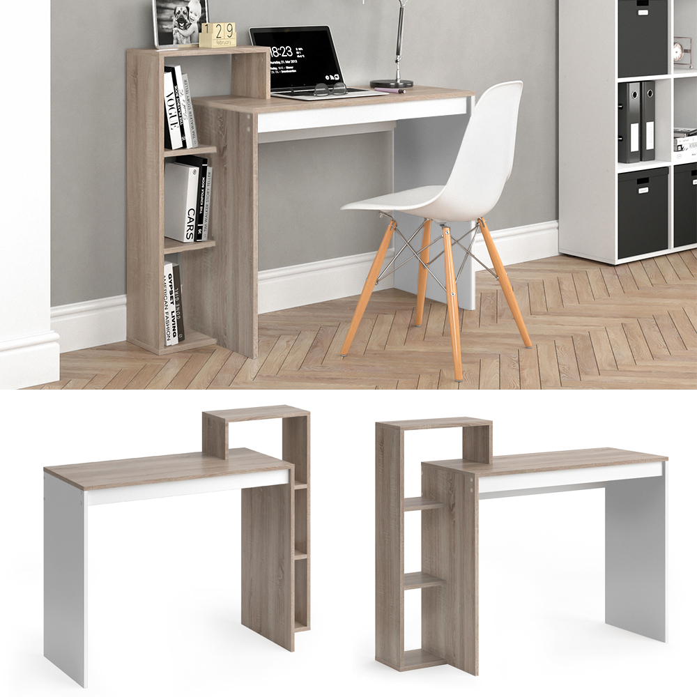 Cтол для ноутбука Vicco Leo 110x91 Белый/Сонома - фото 6 Cтол для ноутбука Vicco Leo 110x91 Белый/Сонома - фото 6