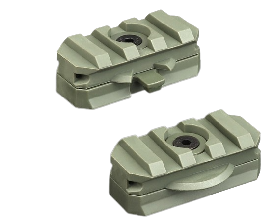 Планка для рейки шлемов ARC RIS поворотная 19 мм Olive (HL-ACC-51-OD)