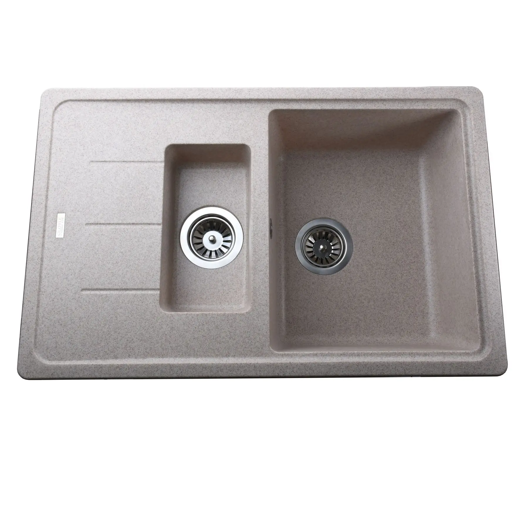 Мойка гранитная Globus Lux IZEO 780x500 мм Миндаль (А0008)