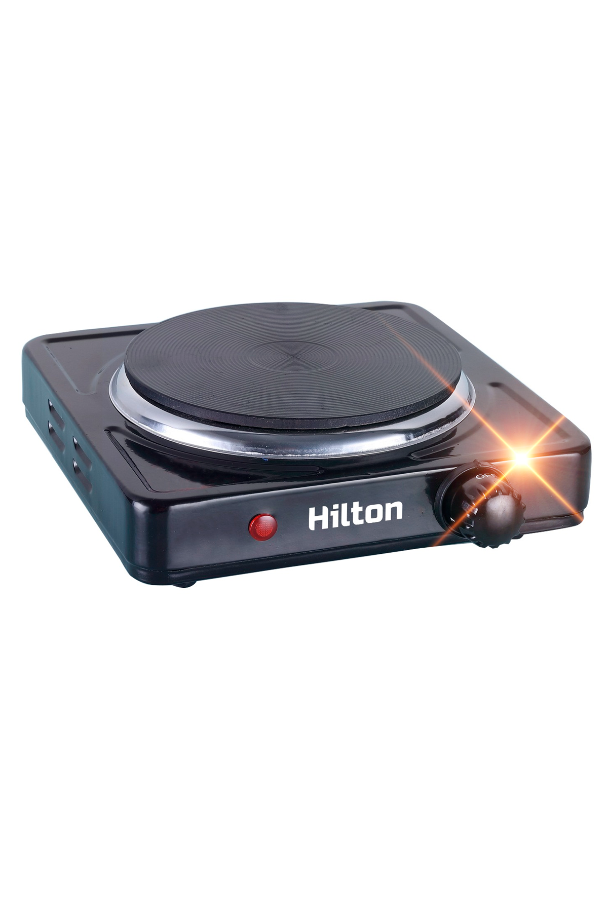Электроплита настольная Hilton HEC-101 одна конфорка с дисковым теном Black (425017215) Электроплита настольная Hilton HEC-101 одна конфорка с дисковым теном Black (425017215)