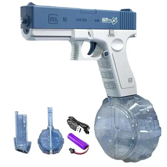 Пістолет водяний Glock water gun електричний заряджання від USB (409-1) - фото 2