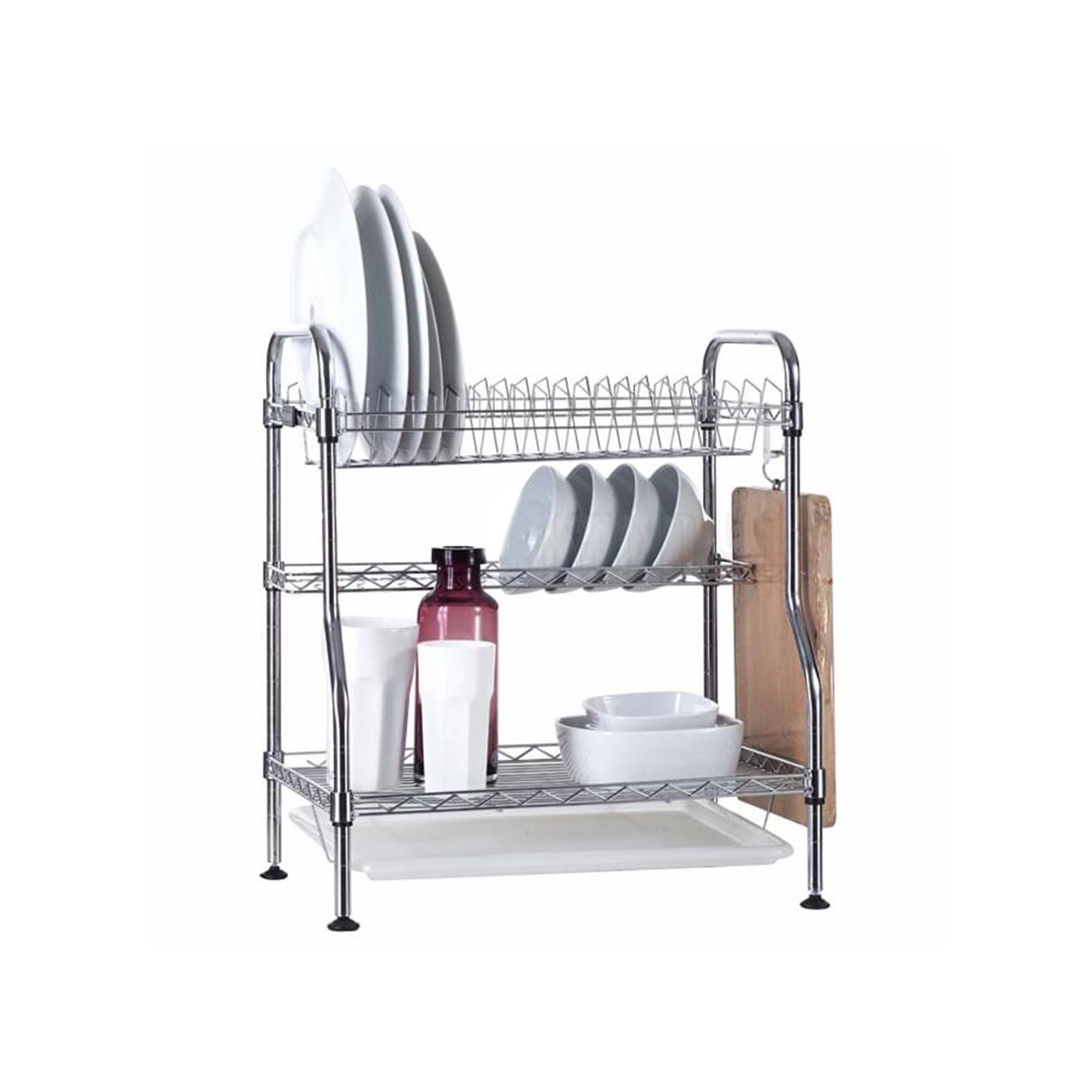 Сушарка металева для кухонного посуду 45х30х44 см - фото 4 Сушарка металева для кухонного посуду 45х30х44 см - фото 4