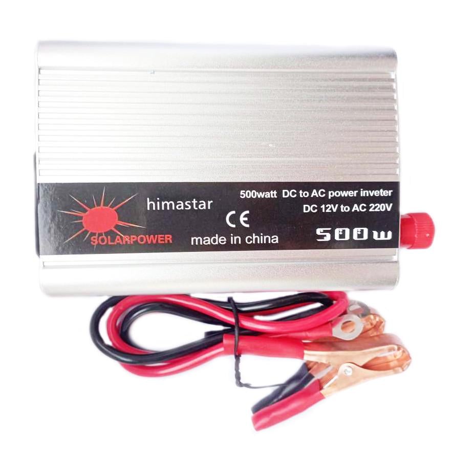 Автомобильный инвертор Himastar Solar Power Inverter 015 c 12V на 220V 500W модифицированная синусоида Silver (11058) - фото 2