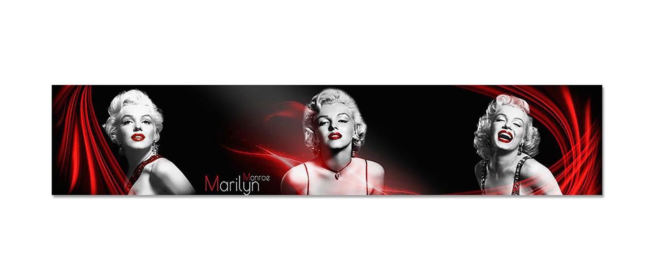 Наклейка виниловая на кухню Zatarga Монро 600х3000 мм Черный (1224260888)