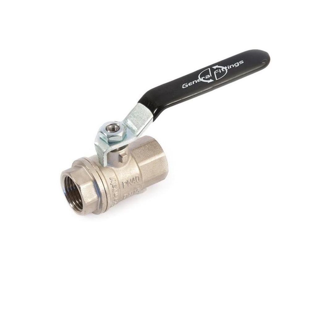 Кран шаровой General Fittings 1 1/2" ВВ полнопроходной (AKV-7100L1N141400A)