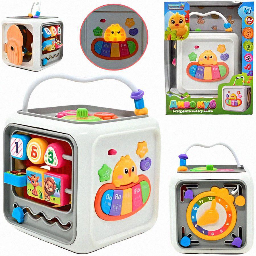 Музыкальный развивающий куб WToys 25462 украинская озвучка - фото 3