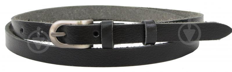 Ремень женский кожаный Skipper 1,5 см Черный (1373-15)
