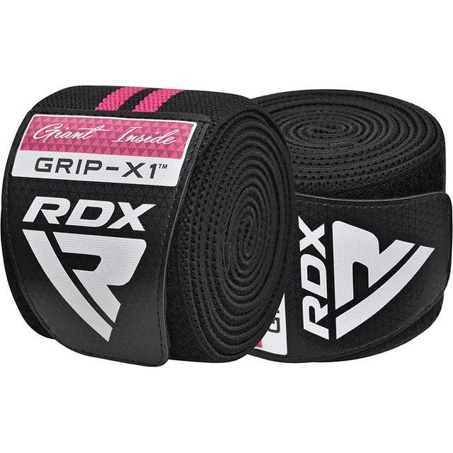 Бинти на коліна RDX GYM KNEE WRAP R11 Black/Pink (A-013185) - фото 5 Бинти на коліна RDX GYM KNEE WRAP R11 Black/Pink (A-013185) - фото 5