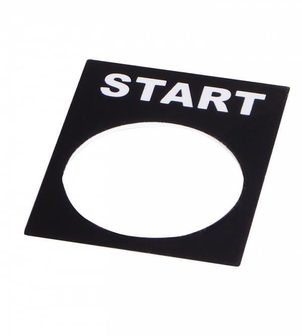 Табличка маркировочная АСКО-УКРЕМ START для кнопок XB2 (00000033146)