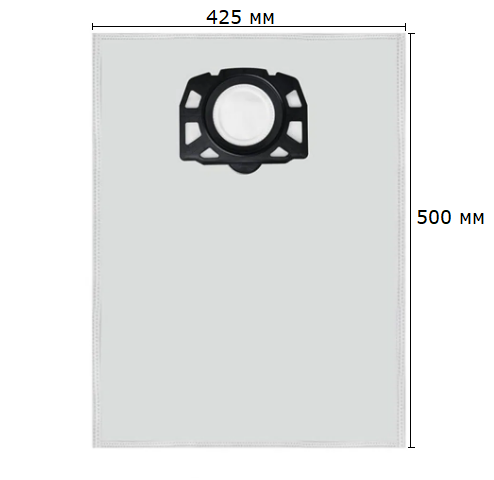 Комплект фільтр та флісові мішки для пилососа Karcher MV4/MV5/MV6/WD4/WD5/WD6 (492) - фото 4