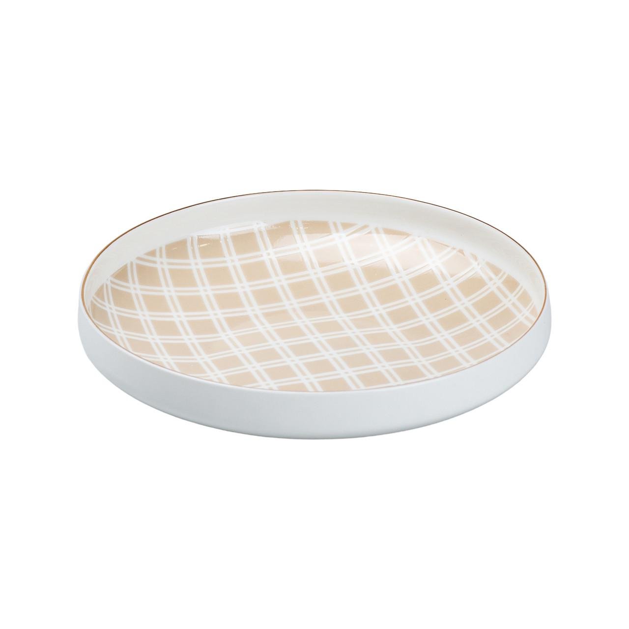 Столовий сервіз керамічний на 6 персон Рожевий (4633) - фото 5