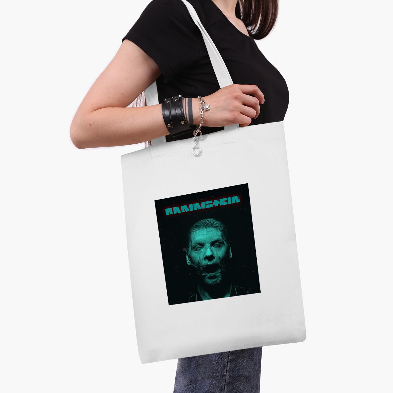 Эко сумка шоппер Rammstein 41x35 см Белый (9227-2974-WT1)