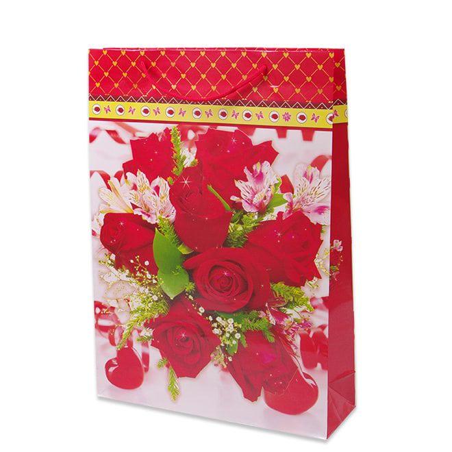 Пакет подарочный Flora микс 32х10х45 см 12 шт. (9421) - фото 3 Пакет подарочный Flora микс 32х10х45 см 12 шт. (9421) - фото 3