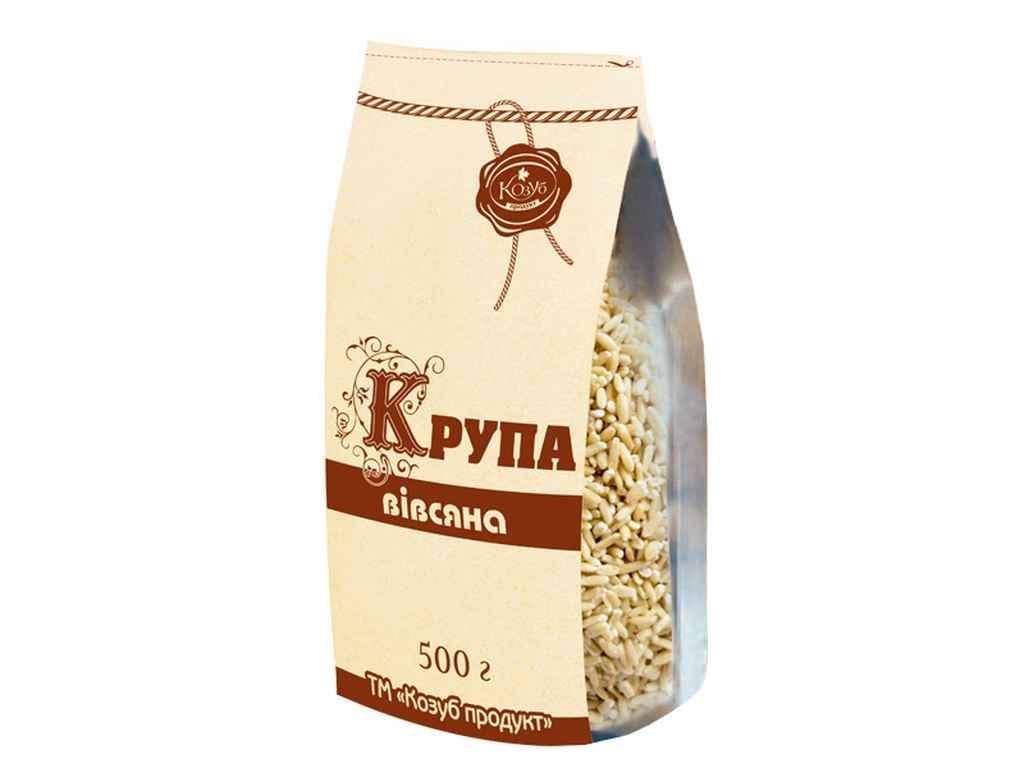 Крупа Козуб Продукт вівсяна цільнозернова 500 г (858588)