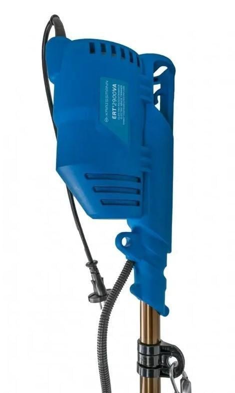 Коса газонная электрическая KRAISSMANN ERT'2900VA шпуля с леской/3-лепестковый косильный нож/насадка-высоторез/шина 300 мм (24638697) - фото 2 Коса газонная электрическая KRAISSMANN ERT'2900VA шпуля с леской/3-лепестковый косильный нож/насадка-высоторез/шина 300 мм (24638697) - фото 2