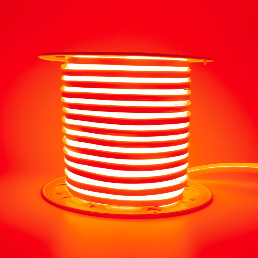 Світлодіодна стрічка неонова HOROZ ELECTRIC NEOLED 4W/м 220-240V 19 Lm/LED IP65 28x35 120LED/м/100 Червоний (081-010-0003-050)