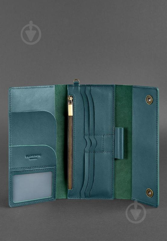 Клатч-органайзер BlankNote 5.0 Бирюзовый (BN-TK-5-malachite) - фото 4 Клатч-органайзер BlankNote 5.0 Бирюзовый (BN-TK-5-malachite) - фото 4