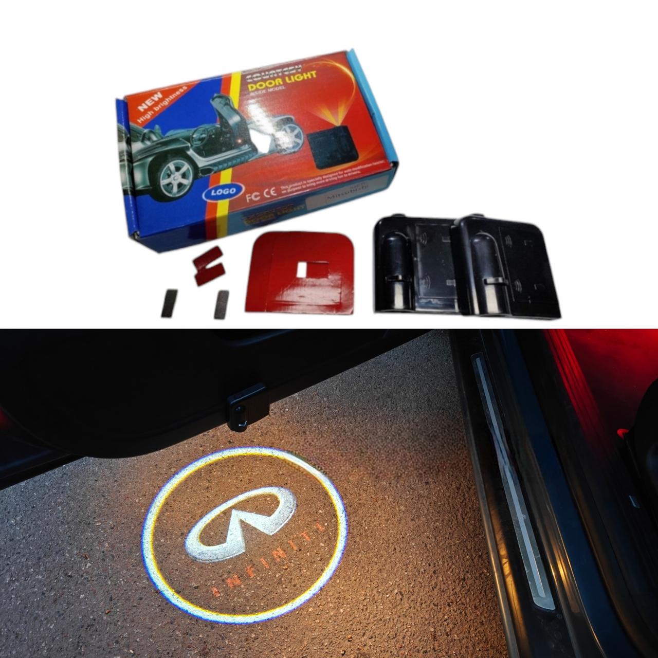 Підсвічування світлодіодне на двері автомобіля з логотипом INFINITI (1773686158) - фото 2 Підсвічування світлодіодне на двері автомобіля з логотипом INFINITI (1773686158) - фото 2