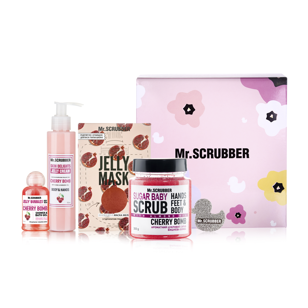 Подарочный набор Mr.Scrubber Cherry Care