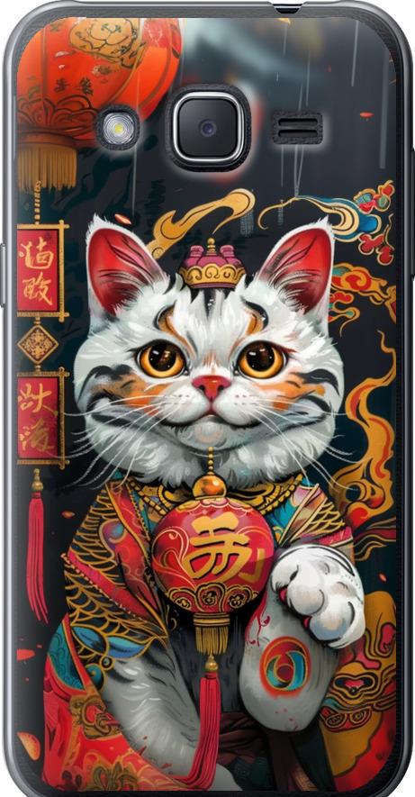 Чехол на Samsung Galaxy J2 J200H China Cat v2 (6135u-190-42517)