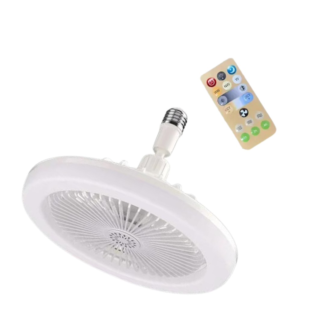 Вентилятор-люстра в патрон LED Multi-Function Fan Light с поворотным шарниром (EVA-27)