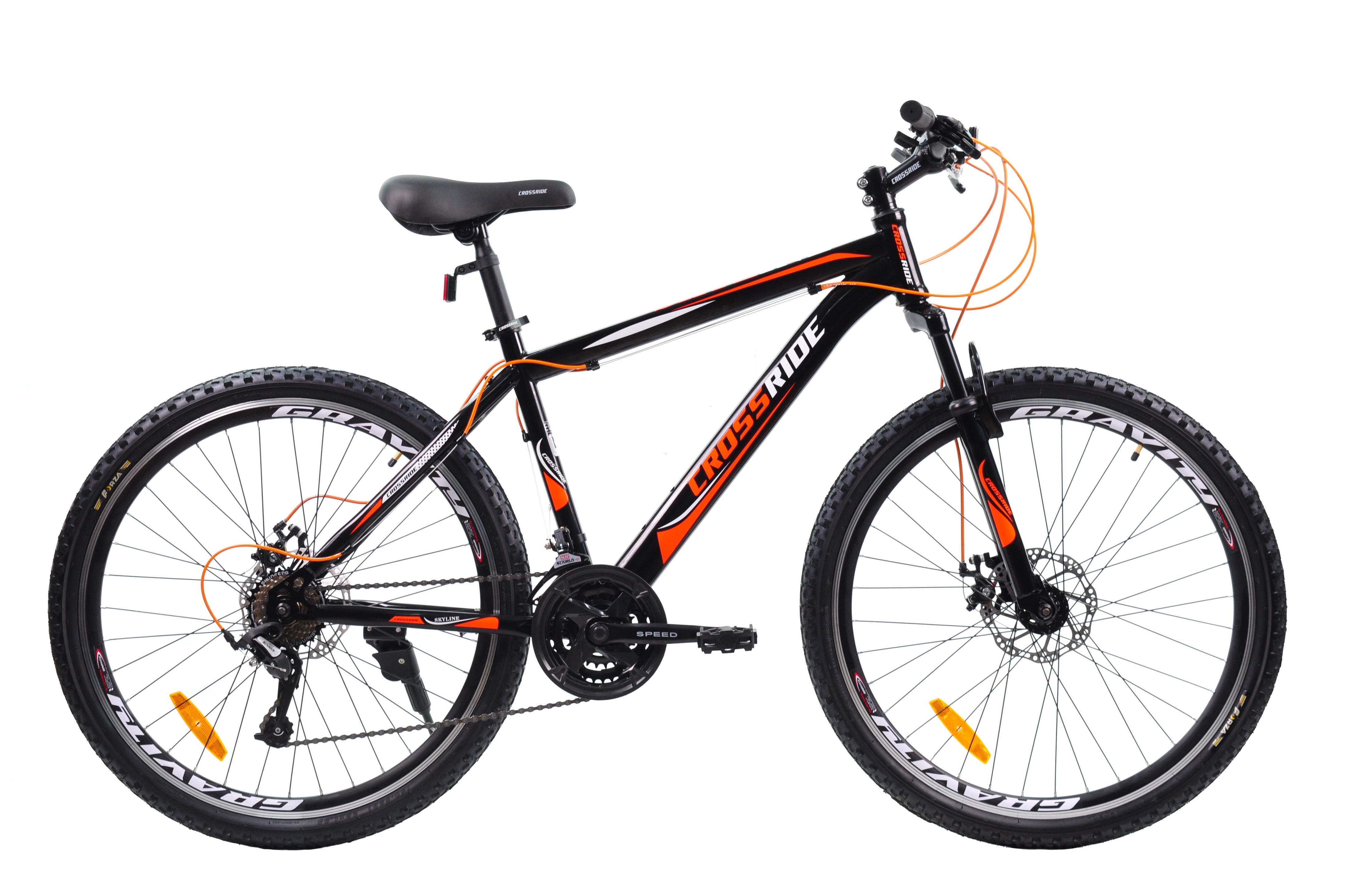 Велосипед CROSSRIDE 24 MTB ST SKYLINE Чорний (02391)