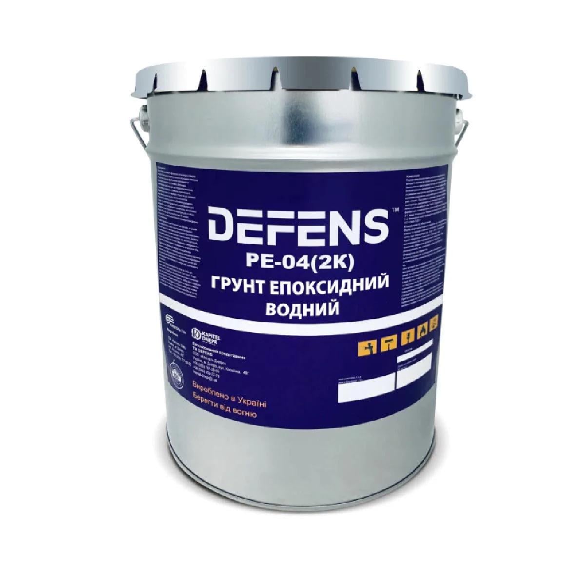 Покрытие эпоксидное Defens PE-04 2К Garage на водной основе для гаражей и СТО 5 кг
