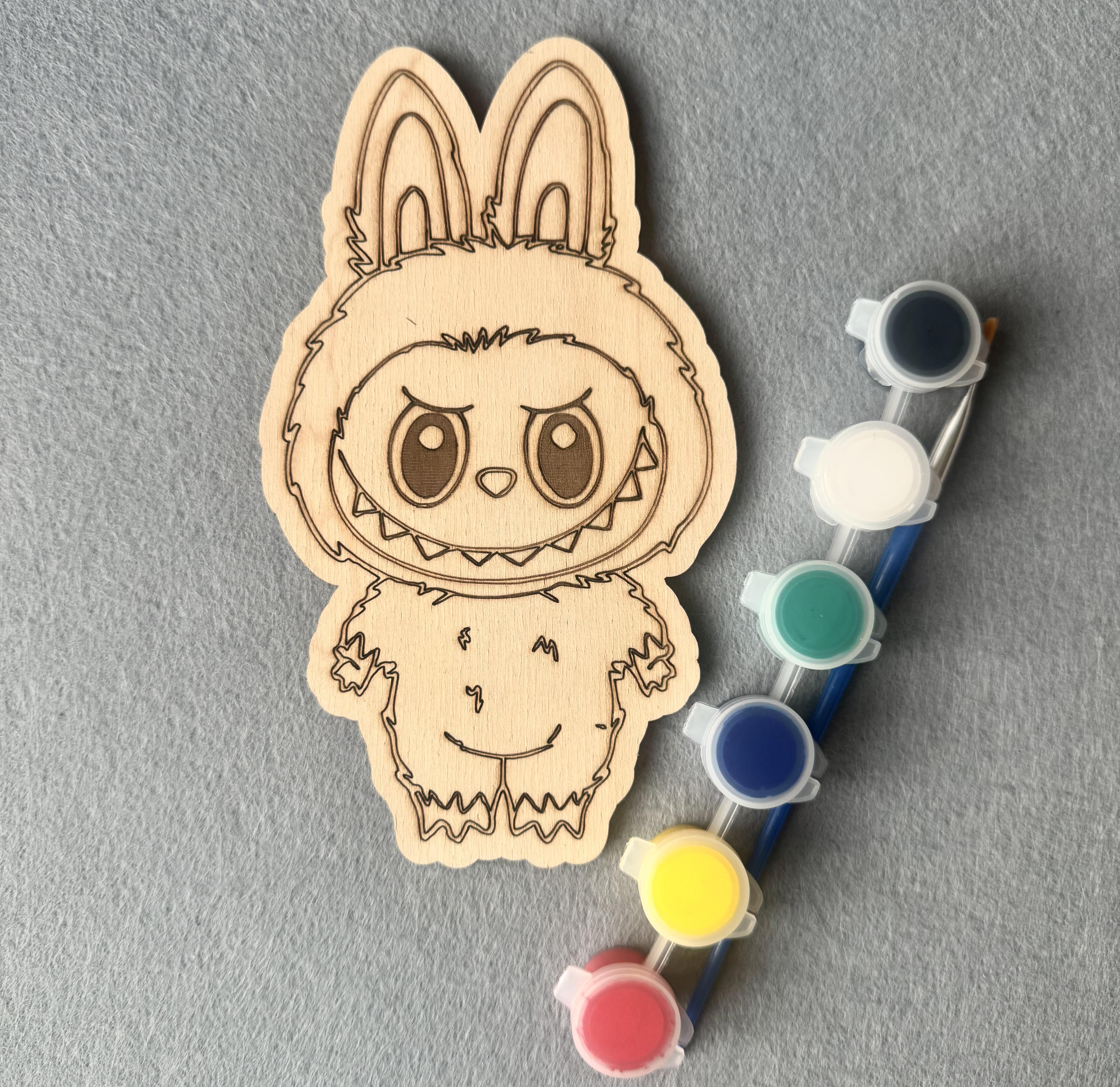 Розмальовки дерев'яні набір для творчості # 7 (22180) Розмальовки дерев'яні набір для творчості # 7 (22180)