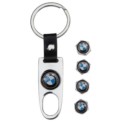 Ковпачки на ніпель модельні CN BMW з брелоком Chrom (00000067127)