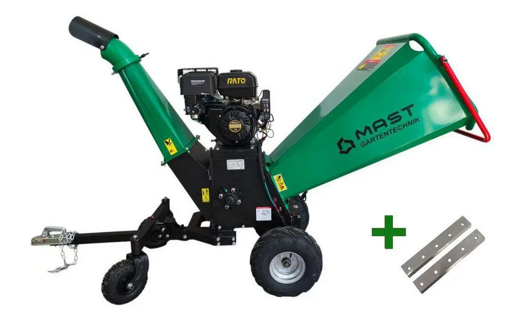 Подрібнювач садовий бензиновий MAST GARTENTECHNIK барабанний 9 кВт 13 к.с (GS350PRO)