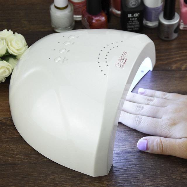 Лампа для маникюра Nail Lamp SUN One для покрытия ногтей лаком 48W - фото 4