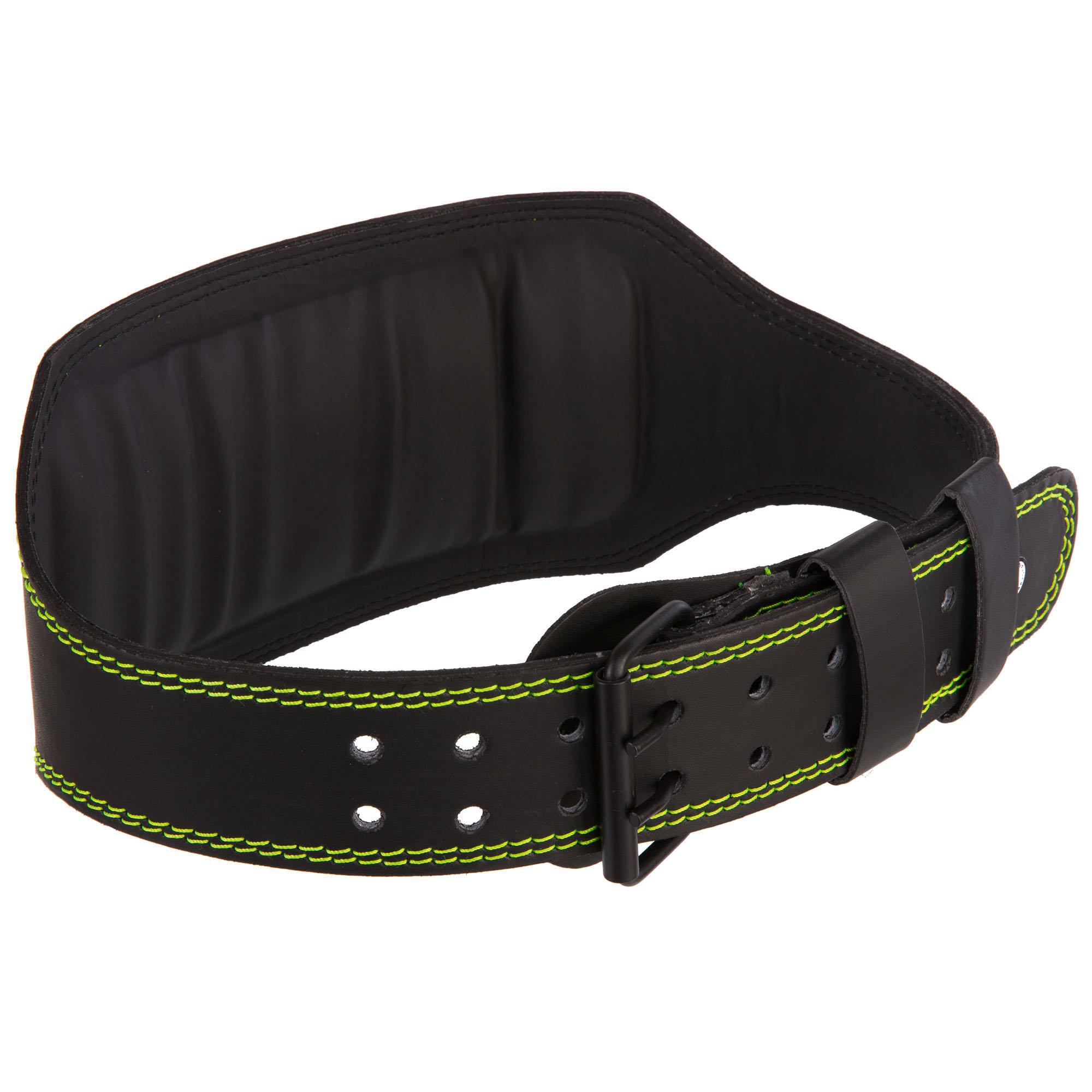 Пояс атлетический кожаный Zelart VL-3337 L Черный (DR003986)