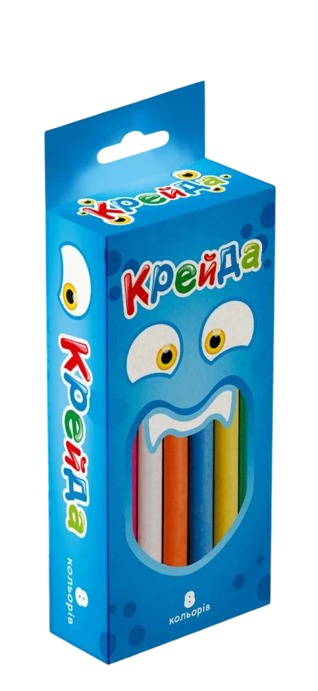 Крейда Strateg маленька кругла 8 шт. Різнокольоровий (50105) Крейда Strateg маленька кругла 8 шт. Різнокольоровий (50105)